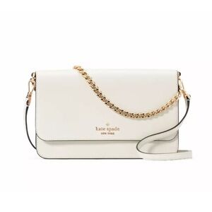 New Kate Spade Madison Medium Flap Convertible Crossbody Meringue